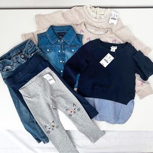 Toddler Girls J. Crew Crewcuts and Calvin Klein Bundle